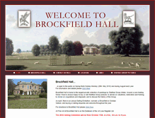 Tablet Screenshot of brockfieldhall.co.uk